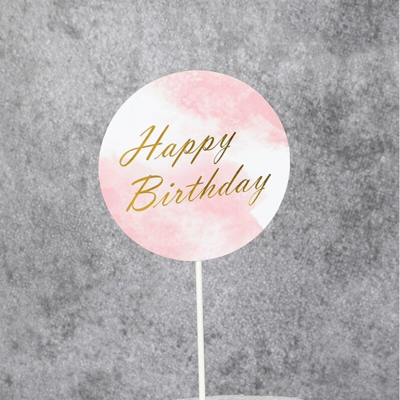 Décoration de gâteau papillon pour filles et femmes, ensemble de 11 pièces, pour anniversaire et mariage: HB Round 1PC