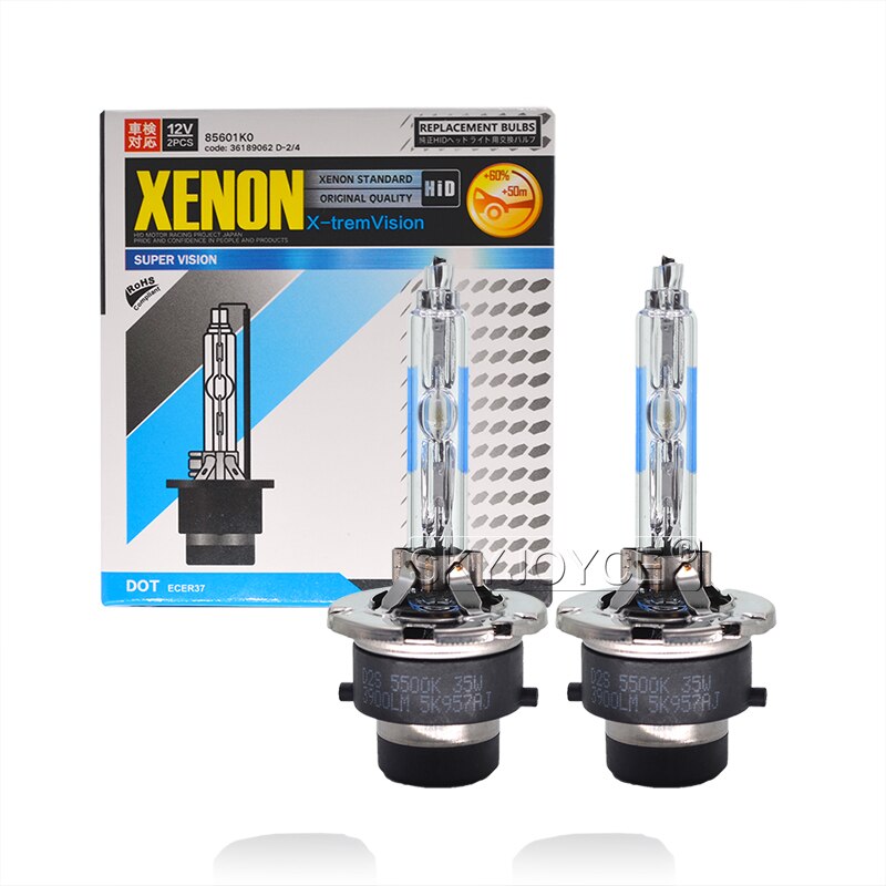 SKYJOYCE 2CS OEM 35W D2S 5500K xénon lampe ampoule haute luminosité 5500K D4S Super rapide lumineux 12V voiture xénon caché lumières