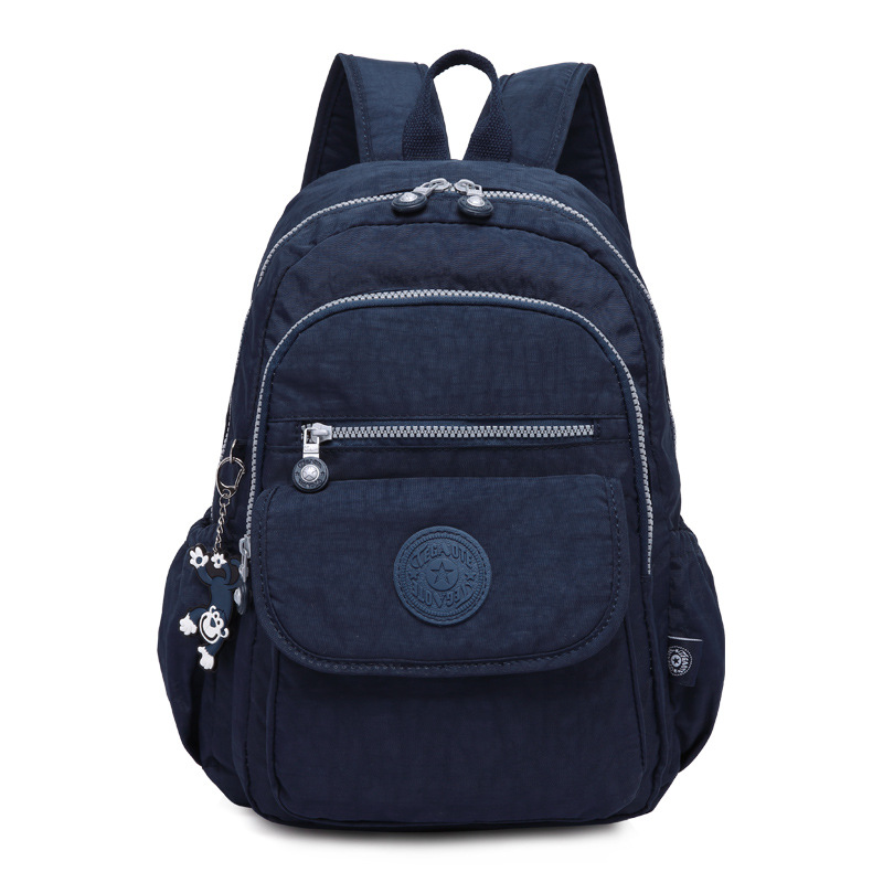 Student School Tassen Waterdichte Rugzak Voor Tiener Meisje Grote Capaciteit Schooltas Kinderen Laptop Rugzak Kinderen: deep blue