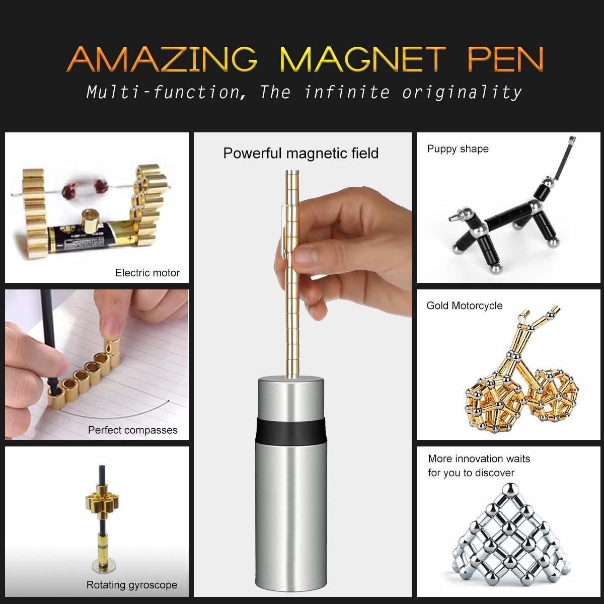 Magnetische Pen Magneten DIY Speelgoed Fidget Speelgoed Toevallige Stress Goud/Zilver