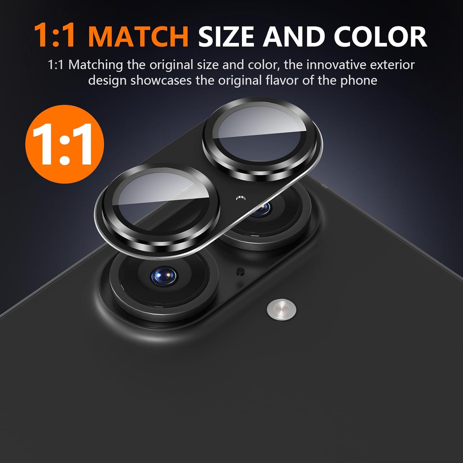 3 Pezzi Protezione Per Obiettivo In Metallo Vetro Per IPhone 16 - Foto 13