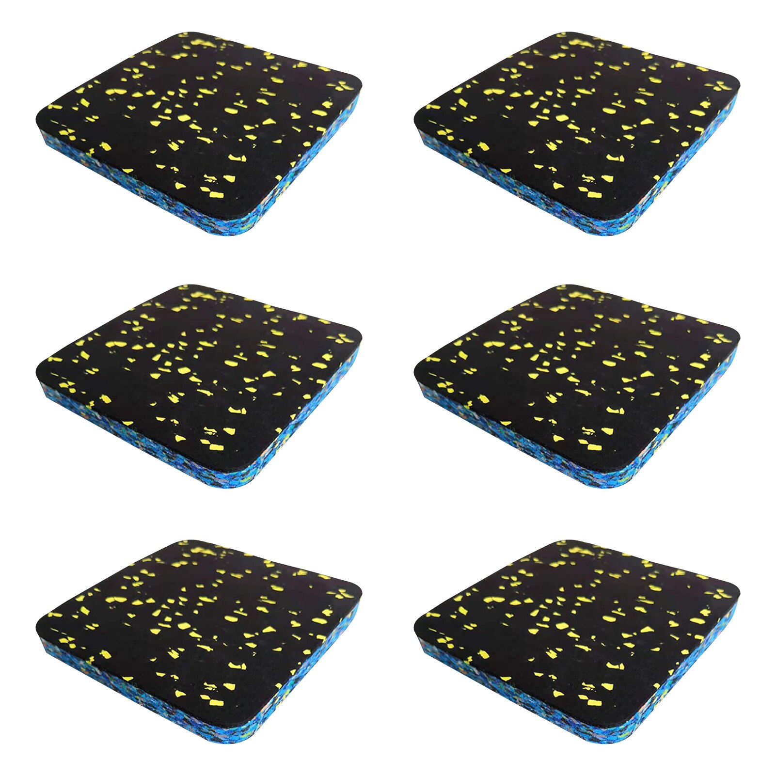 Floor Protection Wear Resistant Home Accessories Treadmill Mat Non-Slip Sound Insulation High Density Rubber Shock Absorbing: Gray