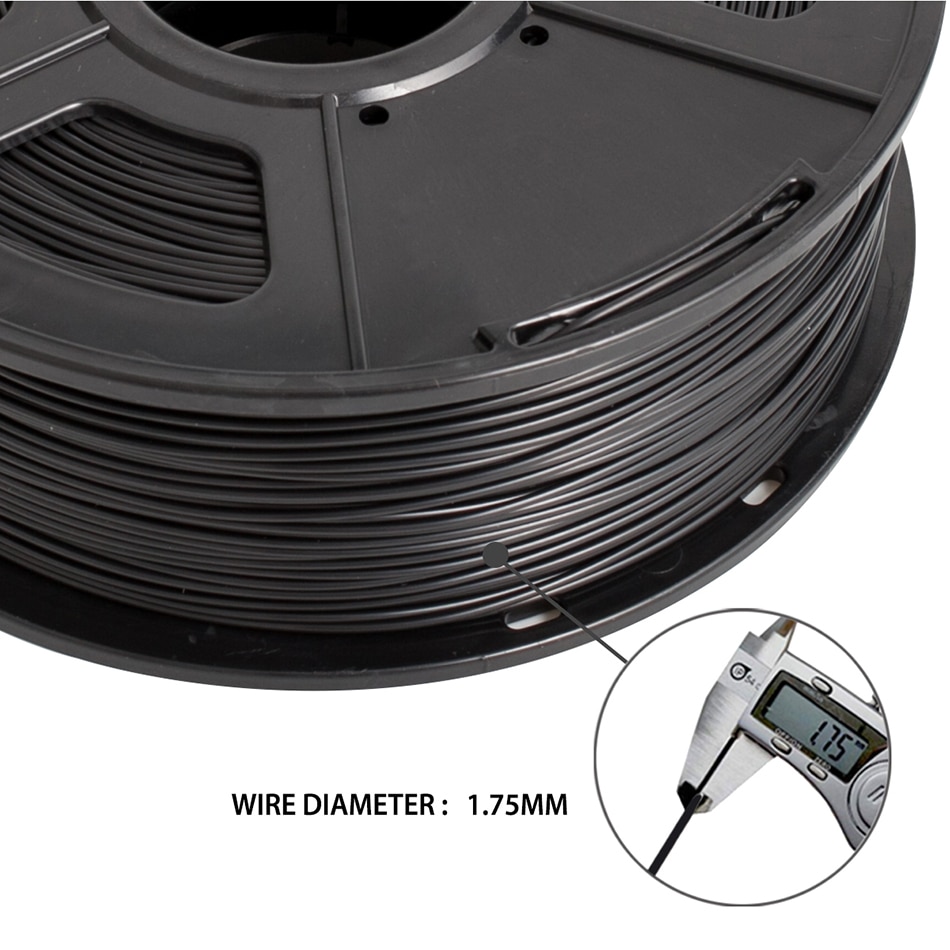 SUNLU ABS Filament 1.75mm for 3D Printer Plastic ABS 3D Filament 1KG with spool 3 D Printing Materials