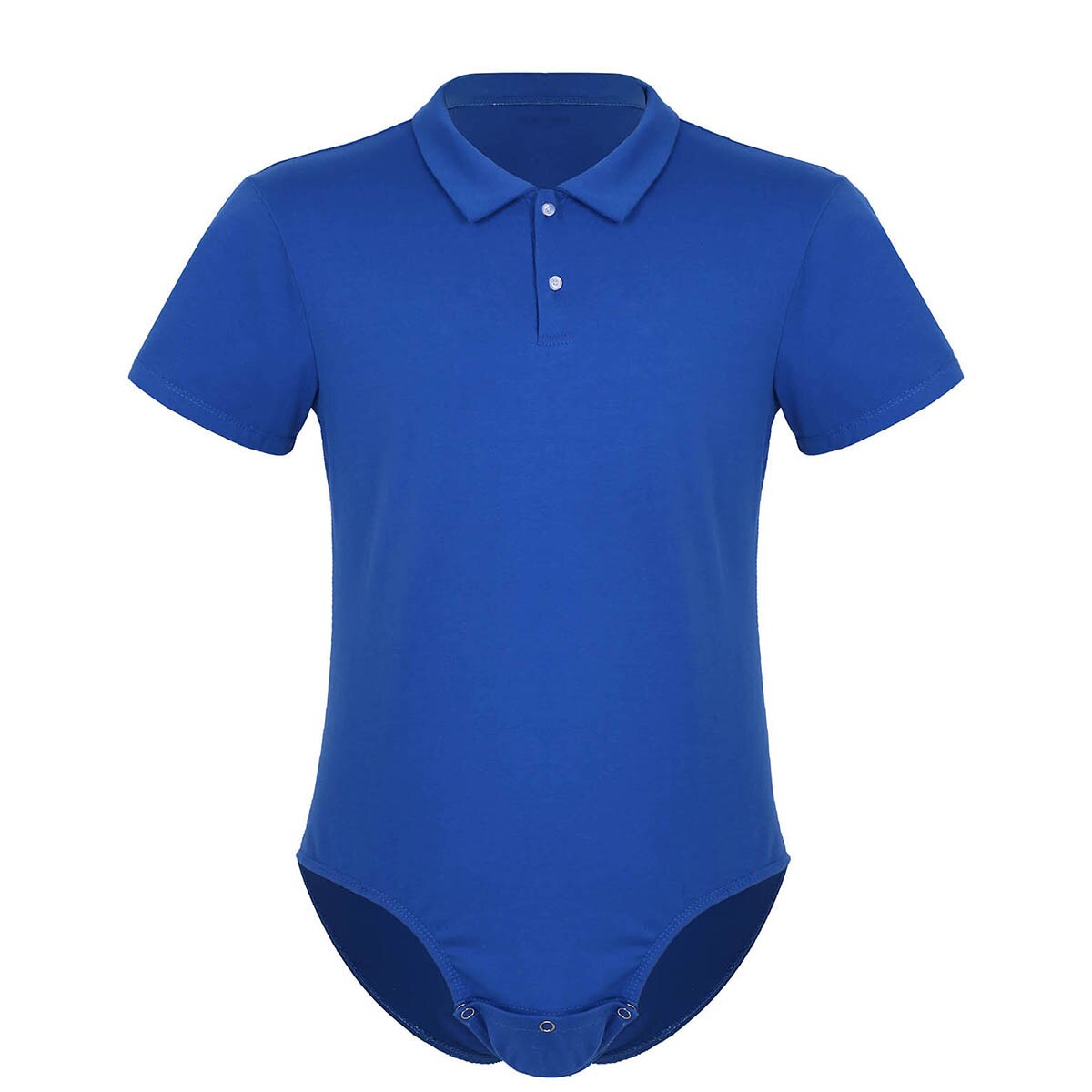 Herren-Karosserie für Erwachsene, Einteiler, Dessous, Windel, Strampler, Schlafanzug, Liebhaber, Umlegekragen, Druckknopf, Schritt, Hemd, Karosserie: XXL / Schwarz
