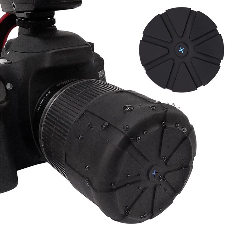3Pcs Waterproof Silicone Universal Lens Cap Cover For 65-110Mm DSLR Camera Lenses
