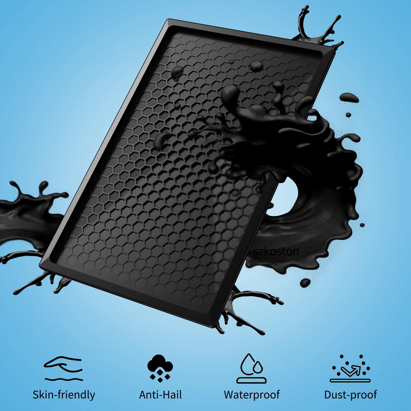 Capa protetora de silicone para starlink gen 3 , resistente a choques, respingos, areia, granizo e poeira, capa rígida para acessórios starlink gen 3