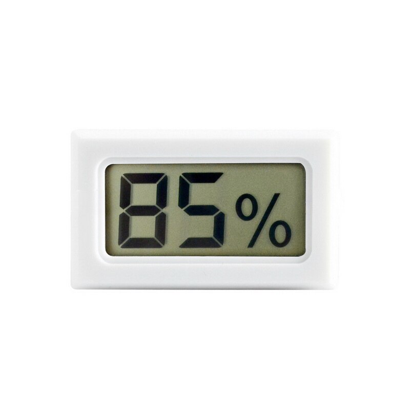 Embedded Digital Hygrometer Humidity Gauge Monitor Digital Thermometer Humidity Electronic Instruments Hygrometer Temperature 2: 4.8x2.85x1.5cm white