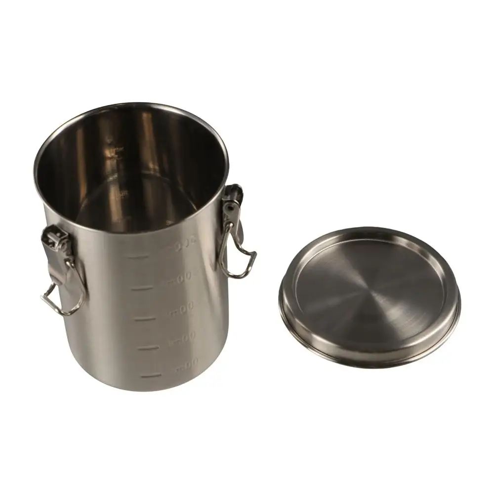 520/1000/1600/2500 ml roestvrijstalen opslagtank lekvrij met schaal graan opbergdoos luchtdicht verzegeld