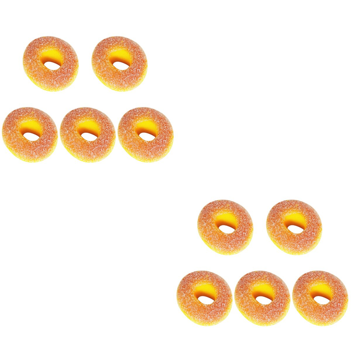 10 pcs Simulation Donut Photography Props PU Artificial Food DIY Ornament