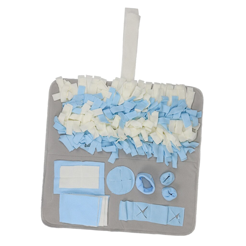 Zachte snuffelmat voor huisdieren, trainingsdeken, neuspad voor huisdieren, geur, snuffelmatten, trainingsdeken, voerdeken, neuspad voor huisdieren: 60 x 60cm