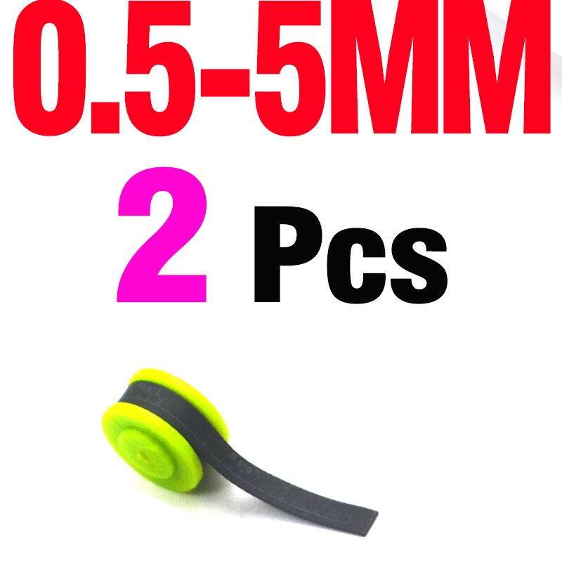 Mnft 2 stuks 0.5mm visweegschalen lood milieuvriendelijke coating nauwkeurig afstellen gewicht lood karpervissersaccessoires: 2 stuks 5mm in zak