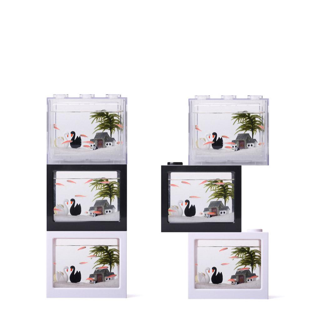Stacking Fish Bowl Aquarium Green Plants Micro Landscape Seaweed Ball Desktop Office Fish Bowl