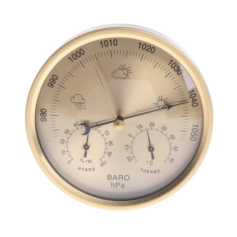 5 Inches Barometer Thermometer Hygrometer Wall mou... – Grandado
