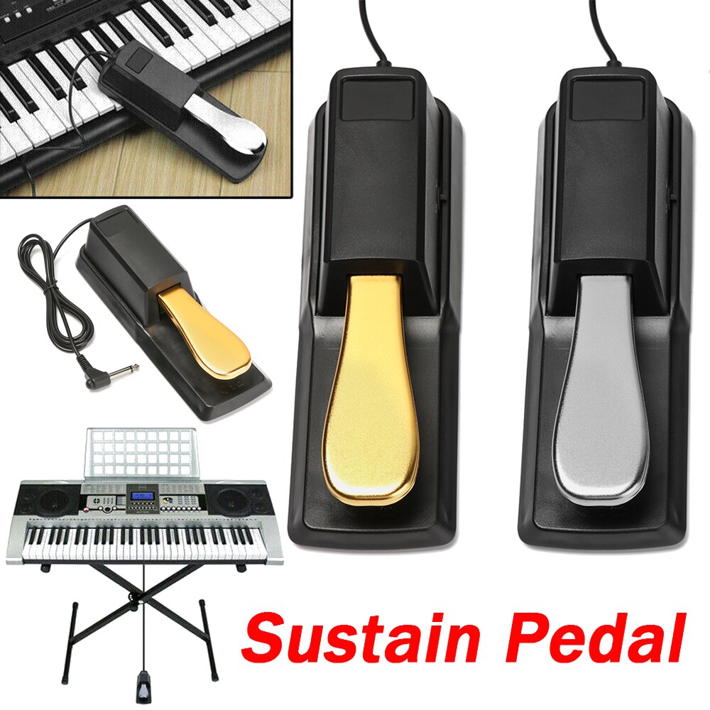 Durable Sustain Foot Pedal Keyboard Digital Piano Damper Pedal Switch Electric Piano Electronic Organ Accessories