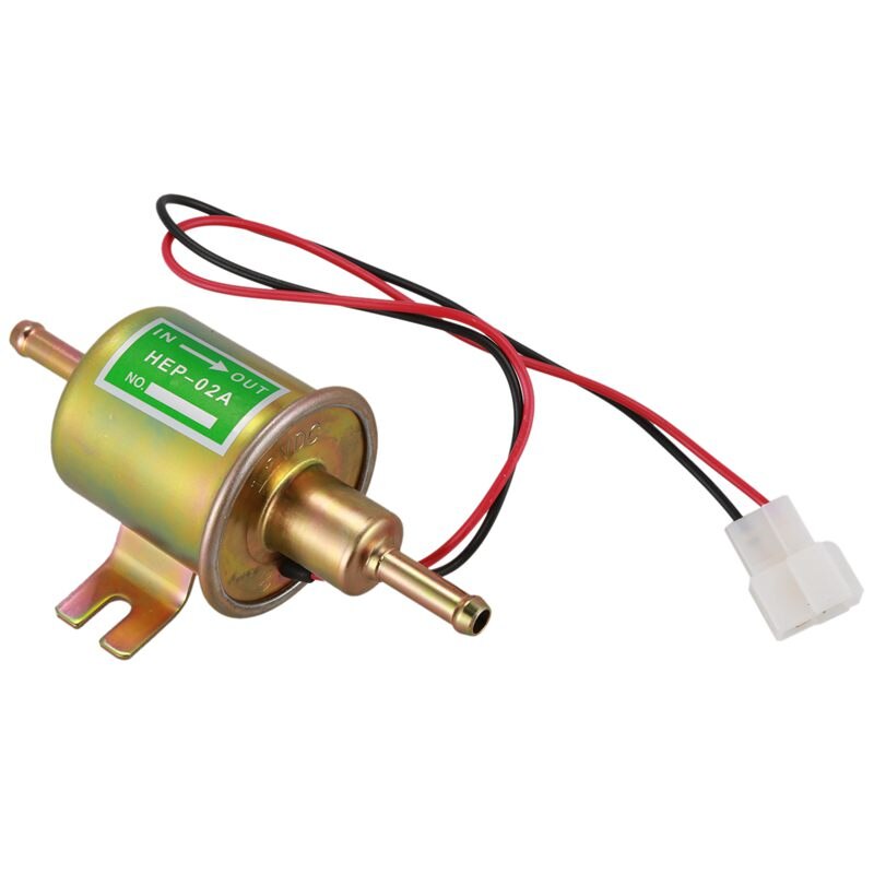 12V Electric Fuel Pump Inline Petrol Low Pressupe Hep-02A