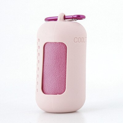 Serviette de sport à refroidissement instantané, serviette à séchage rapide pour les athlètes, en microfibre avec étui en Silicone pour la randonnée, le Camping et les voyages: Pink / 300X800mm
