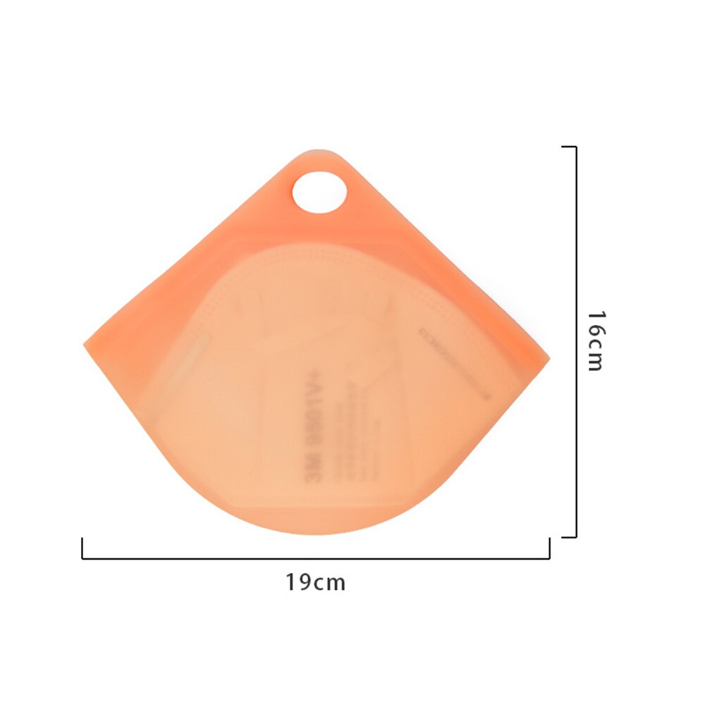 Bärbar ansiktsmask förvaringsbox gel isolera bakterier förvaringsväska täcka hållare väska arrangörer hållare väskor resetillbehör