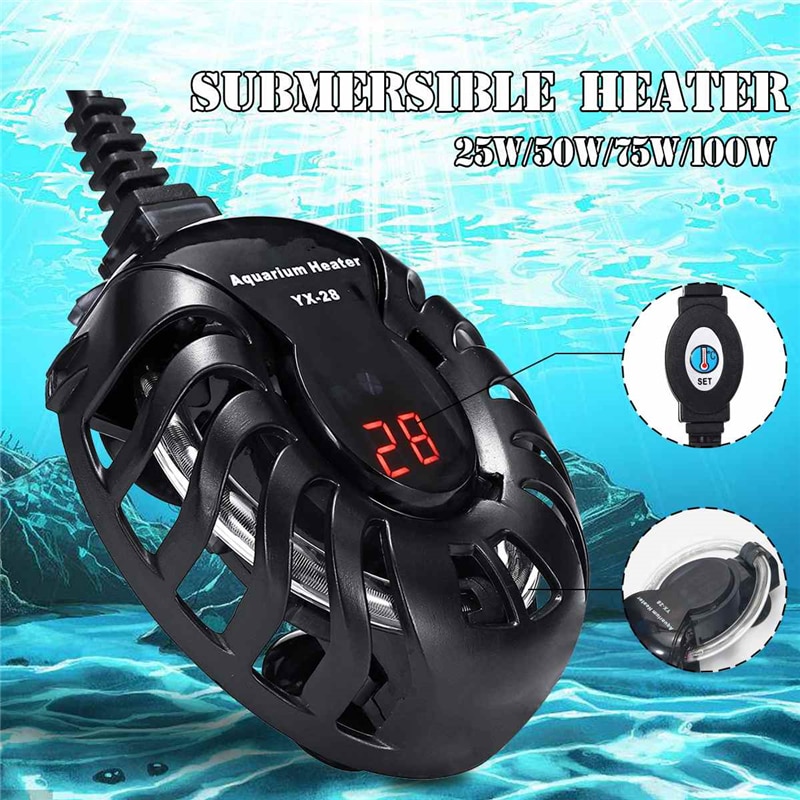 Digitale Aquarium Heizung Mini Automatische Temperatur Regler Thermostat Tauch Wasser Heizung Stange für Fisch Schildkröte Panzer 220V