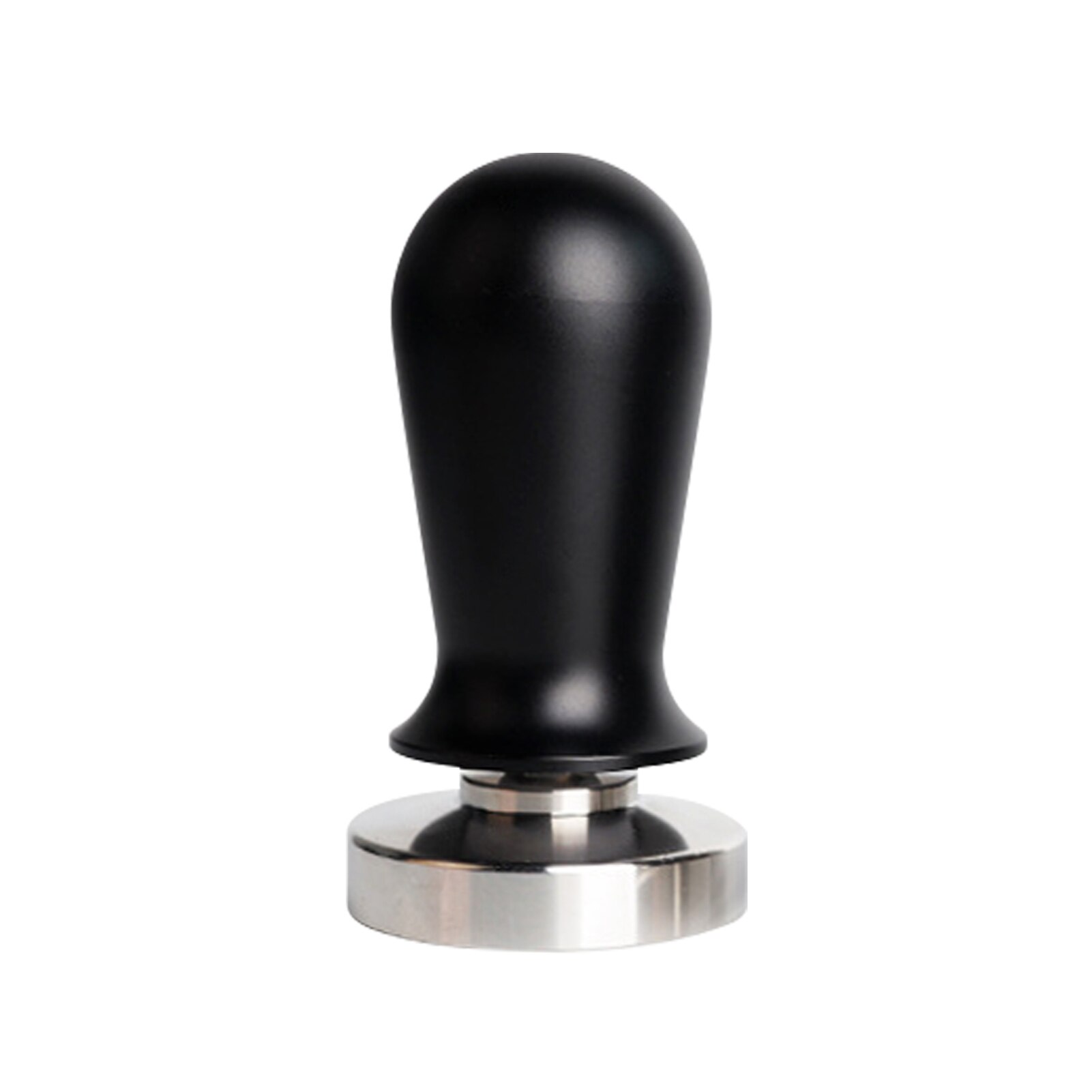 Calibrated Tamper Coffee Press Tool, 51/53/58mm Coffee Tamper with 304 Stainless Steel Base & Solid Wood Handle: Black  / 58mm