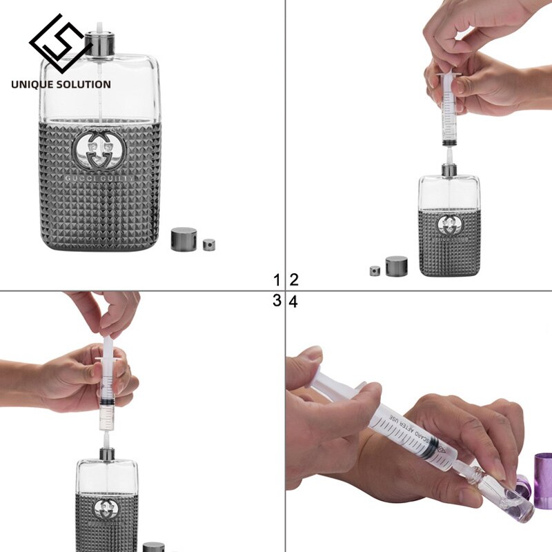 100PCS Refillable Perfume Dispenser Tools Mini Universal Perfume Converter Portable Refill Tool Not Include Syringes