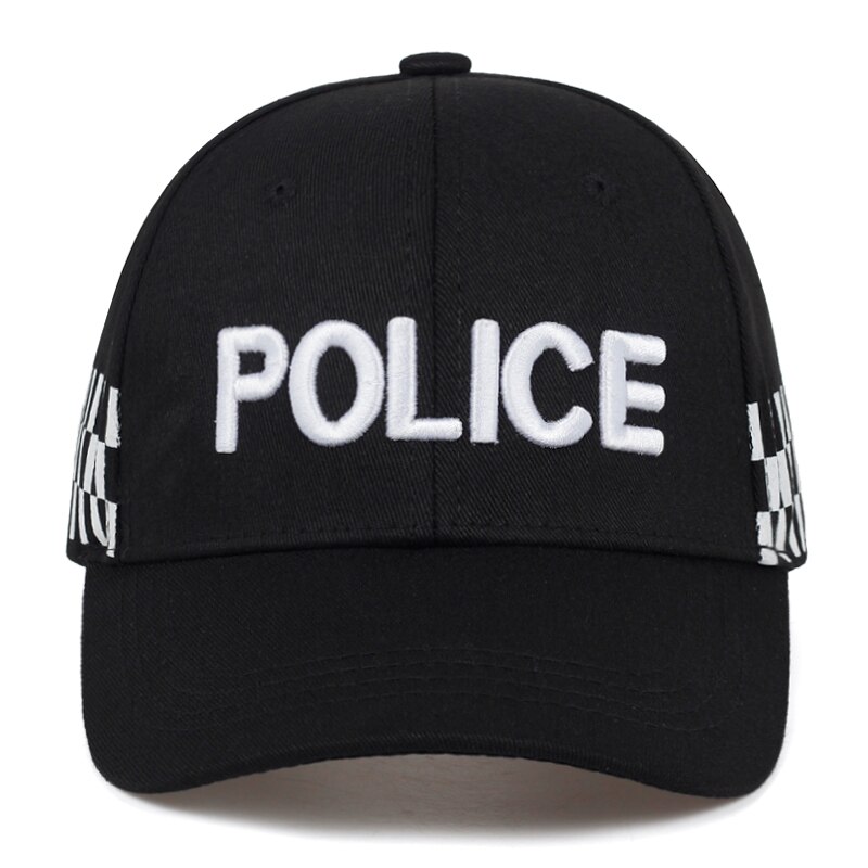 POLICE embroidery baseball cap hip hop adjustable hat men and women outdoor sports caps casual dad hats