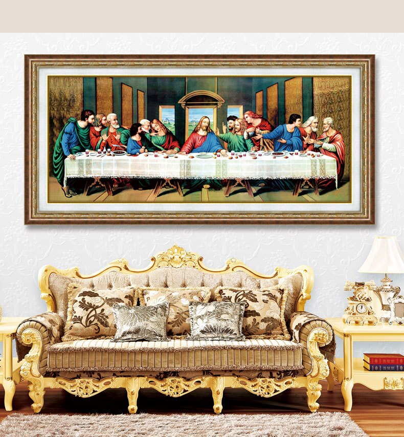 Special Shaped,Diamond Embroidery Painting,Last Supper,Religious,5D Diamond ,Cross Stitch,Wall Decor