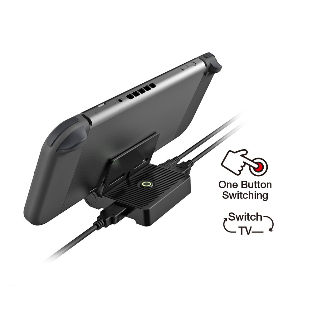 Mini Video Converter Dock for Nintendo Switch Foldable HDMI-compatible TV Adapter Docking Station USB C PD Charger Dock Set