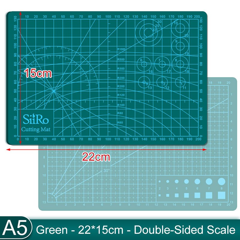 Dapetz® A1 Snijmat Zelf Healing & Rotary Cutter Mes Board Craft