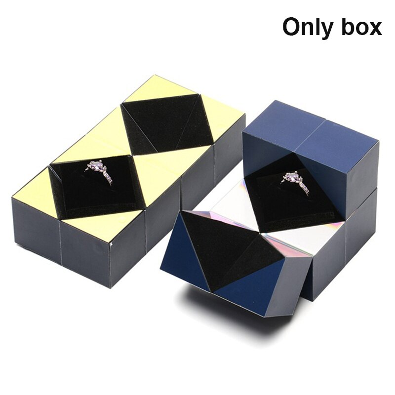 Puzzle Jewelry Box Magical Ring Box for Valentine's Day Proposal Engagement Wedding GHS99