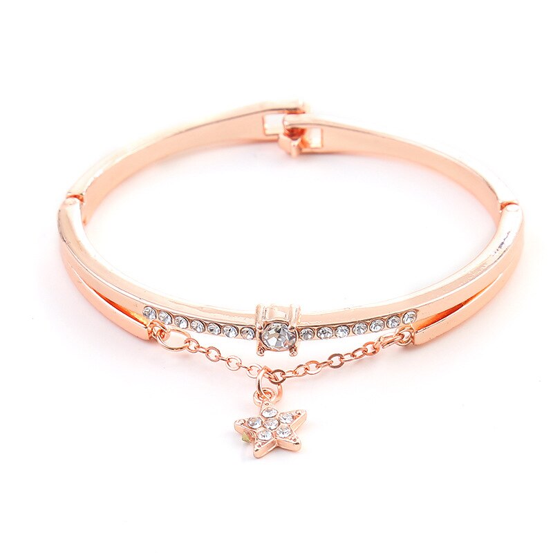 European Star Charms Bracelets For Women Cubic Zirconia Infinity Tennis Bracelet Femme Jewelry Pulseras Mujer