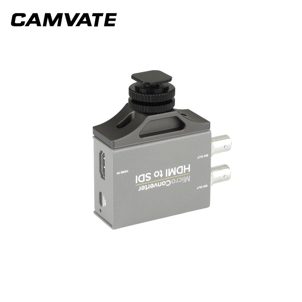 Camvate Extension Ondersteuning Met Schoen Adapter Voor Blackmagic Mini Signaal Converter C2086