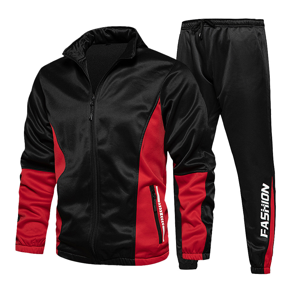 Mannen Trainingspak Sweatsuit Sets Herfst 2 Stuk Rits Jas + Joggingbroek Casual Trainingspak Mannen Sportkleding Set Mannelijke Kleren