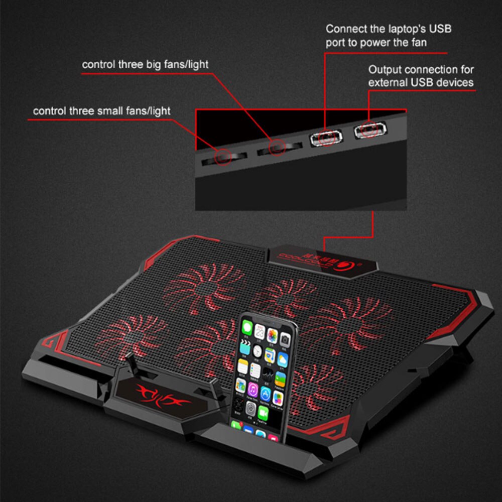 Tishric Notebook Cooling Beugel Ijs 6 Notebook Cooler Laptop Stand Cooling Base Radiator Stand Laptop Cooling Pads