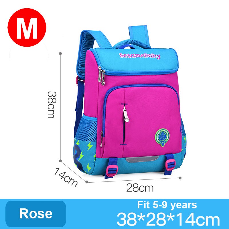 Russe espace Style cartable enfant fille garçon sac d'école enfant jeunesse étudiant école sac à dos enfants sacs enfants sac à dos: rose medium