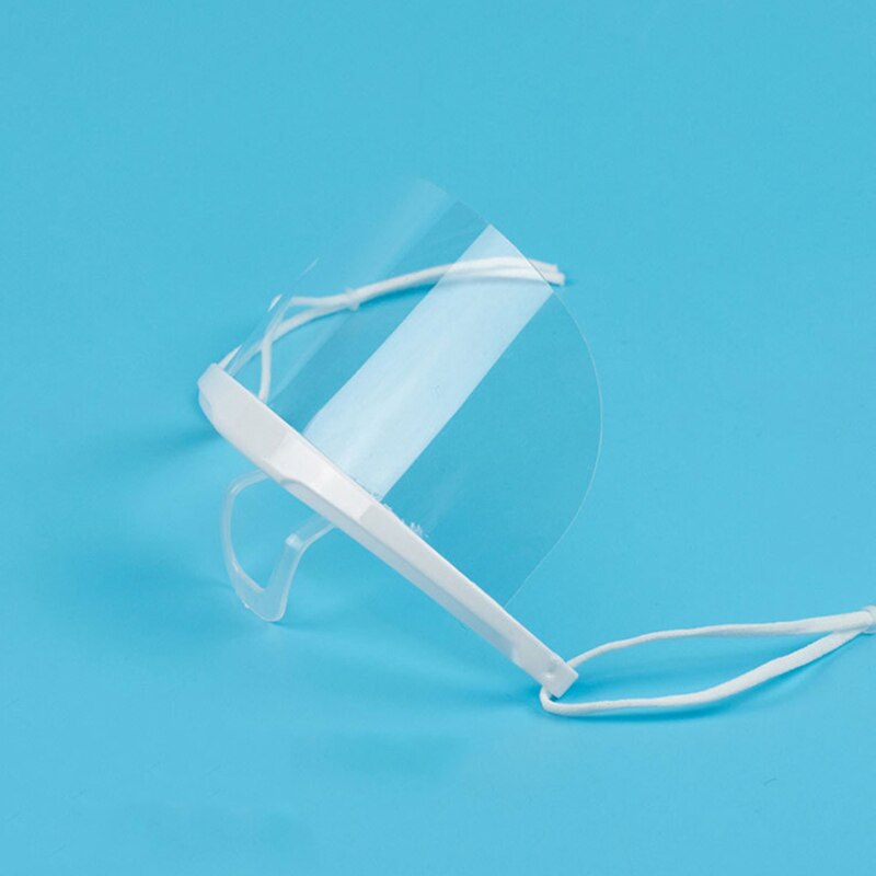 10 Pcs Transparante Maskers Fabriek Prijs Permanente Catering Voedsel Hotel Plastic Keuken Restaurant Maskers