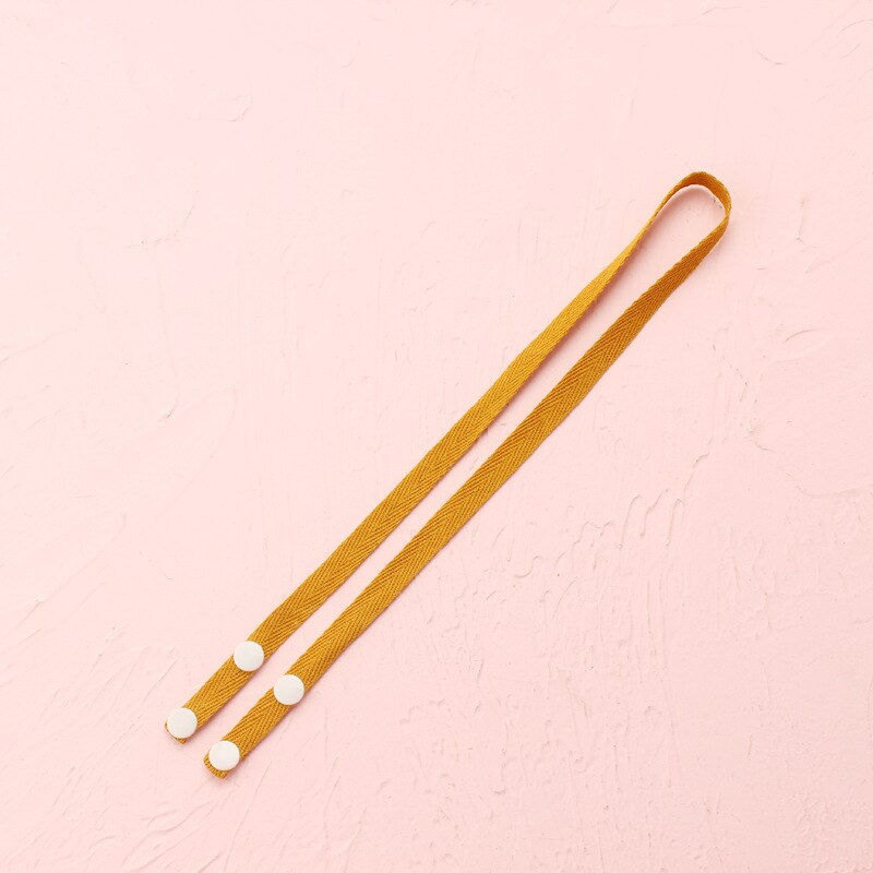 Cuerda colgante para mascarilla, cordón de Color sólido para máscara facial, soporte de cadena sin huellas para colgar en la oreja, para exteriores, para niños y adultos: 13