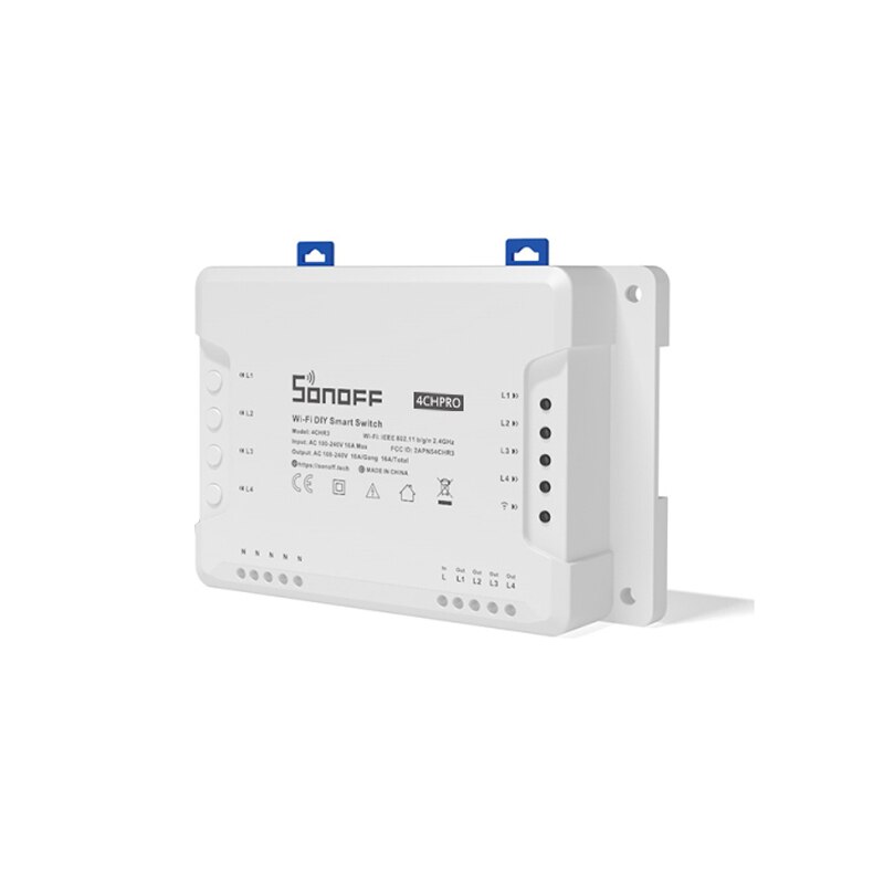 SONOFF 4CH Pro R3 Wifi Switch 4 Gang DIY Smart Switch APP Remote Switch Wireless Smart Home Controller Works With Alexa Google