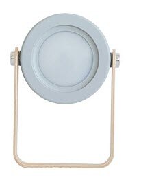 Kreative LED laterne licht augen schutz dehnbar laterne licht für kinder 3D LED nacht licht tragbare holz griff lampe: Blau