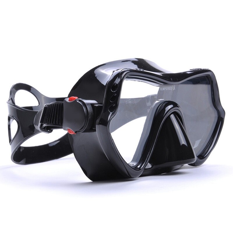Yfxcreate Professionele Skuba Duikbril Bril Wide Vision Watersport Apparatuur Onderwater Duiken Bril 200-1000: black A