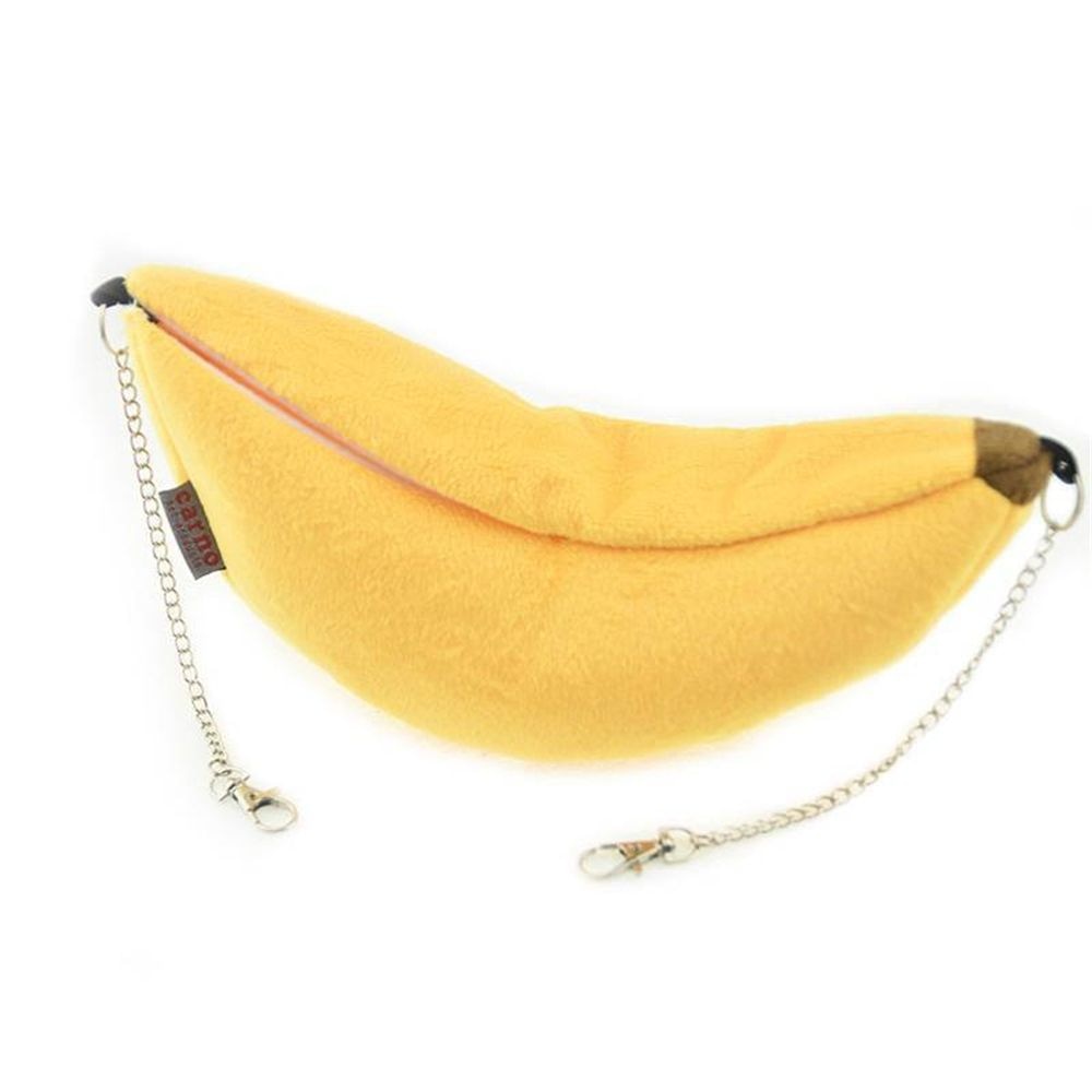 Hamster Banana Shaped Cotton Hammock Moon Boat Cabin Small Pet Gerbil Rat Mouse Hanging Winter Warm Nest Pet Products