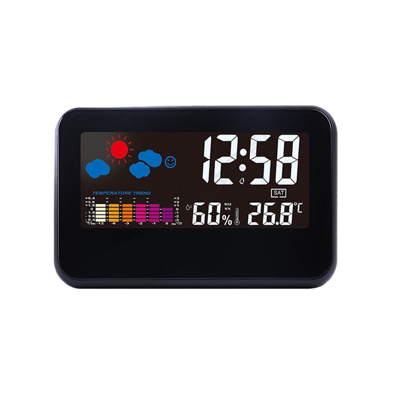 Weather Station, Indoor Outdoor Thermometer With Forecast, Temperature, Clock: Default Title