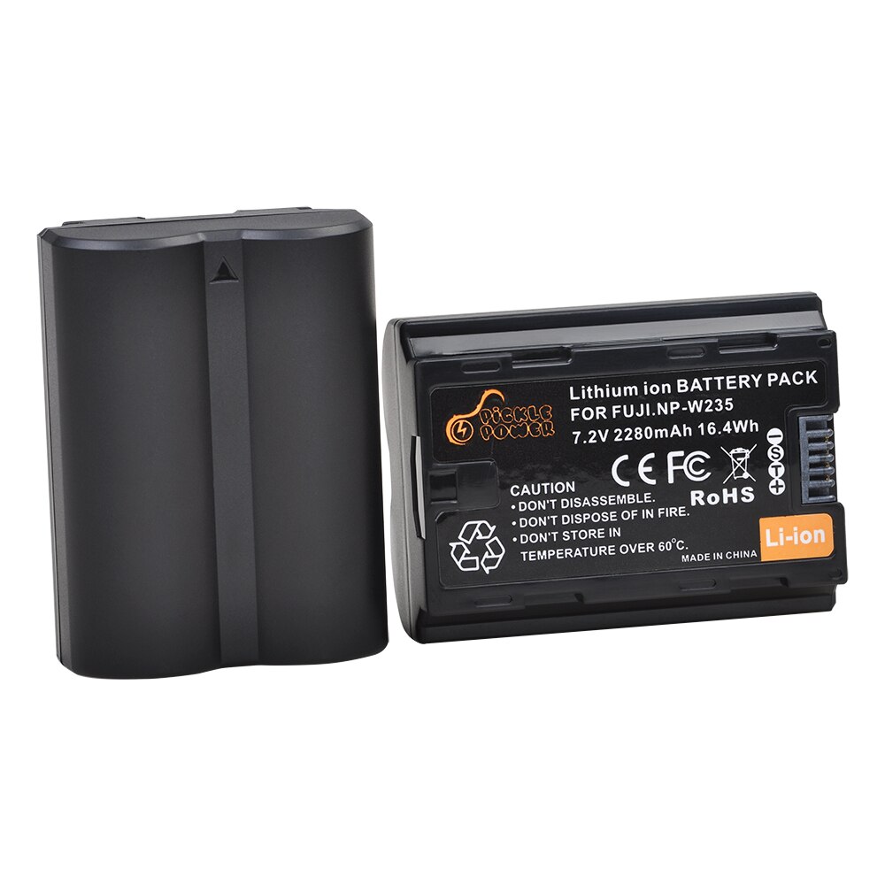 Batería de pepinillo Power 2280mAh NP-W235 NP W235 + cargador USB LED para cámara Fujifilm Fuji X-T4, XT4