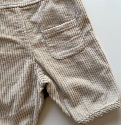 Pantalones de tirantes 9481D para niños, peto de herramientas de algodón de pana, ropa informal de una pieza para bebé, invierno, Primavera, 2022