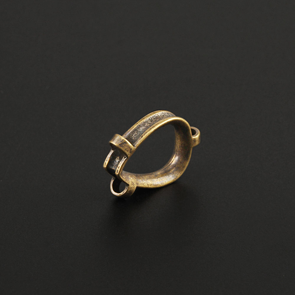 Accesorios Paracord anillo cuentas de latón llavero llaveros de cobre cuerda DIY