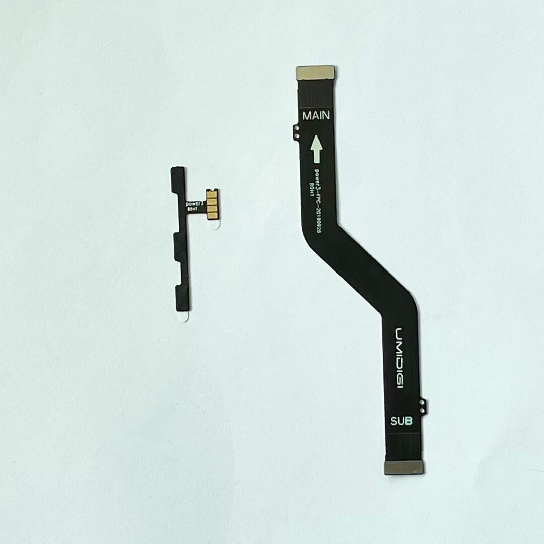 Voor Umidigi Power 3 Kant Sleutelschakelaar Op Controle Volume Knop Schakelaar Op Off Lint Flex Kabel Umidigi Power3 knop: Both together