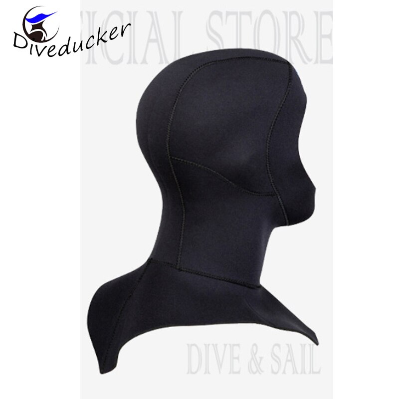 3mm Neopren Tauchen kopfbedeckungen schulter wärmer tauchen Deckel Winter schwimmen kappe Surfen schnorcheln sonne Block wasserdicht murmeln Tauchen Sn
