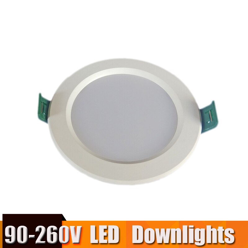 Spot Led Downlight 18W 15W 12W 9W 5W Ronde Verzonken Neer Licht Led Spot Verlichting AC90-260V Slaapkamer Keuken Indoor Koud Wit