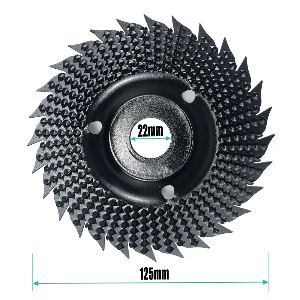 22/125Mm Slijpschijf Van Haakse Slijper Voor Hout Gepolijst Slijpen Fit Haakse Slijper 125: Black