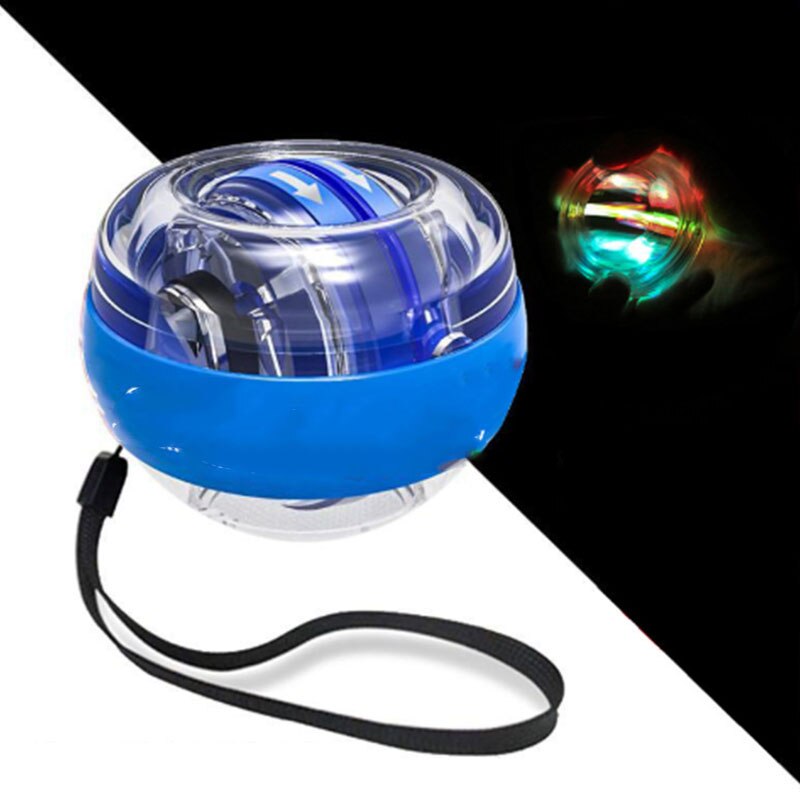 Energie Handgelenk Ball Drehung Kreisel Fitness Handgelenk Kraft Hand Griff Ausbildung Gerät Gyroskop Muskel Entspannung Fitness: Blau