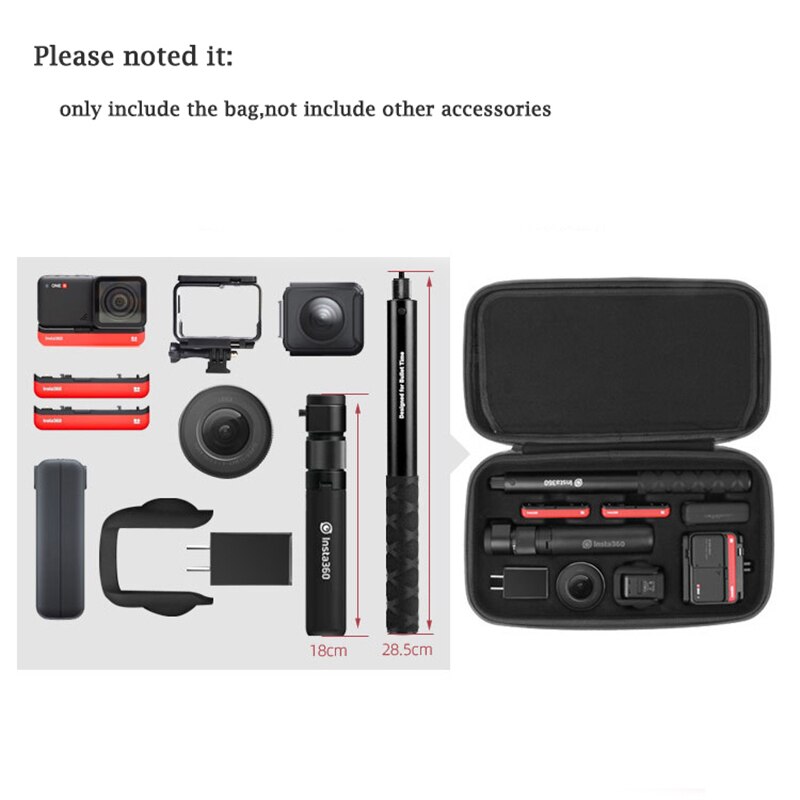 Insta360 ONE R Carrying Case for Insta 360 Action Camera Portable Storage Bag Accessories